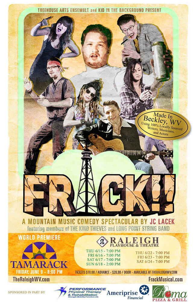 FRACK!! The Mountain Music Comedy Spectacular Promo Poster